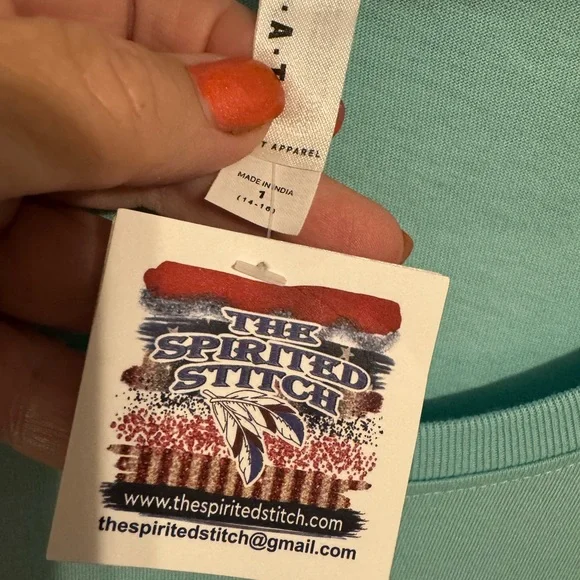 NWT 'BAD TO THE BONE' Graphic Short Sleeve Relaxed Tee PLUS 1X #S - Picture 5 of 6